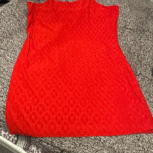 NWOT Elegant Red Lace Women's Nightgown or House wear - Picture 3 of 6